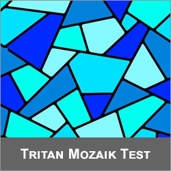 Logo-Mosaic Tritan color blind test